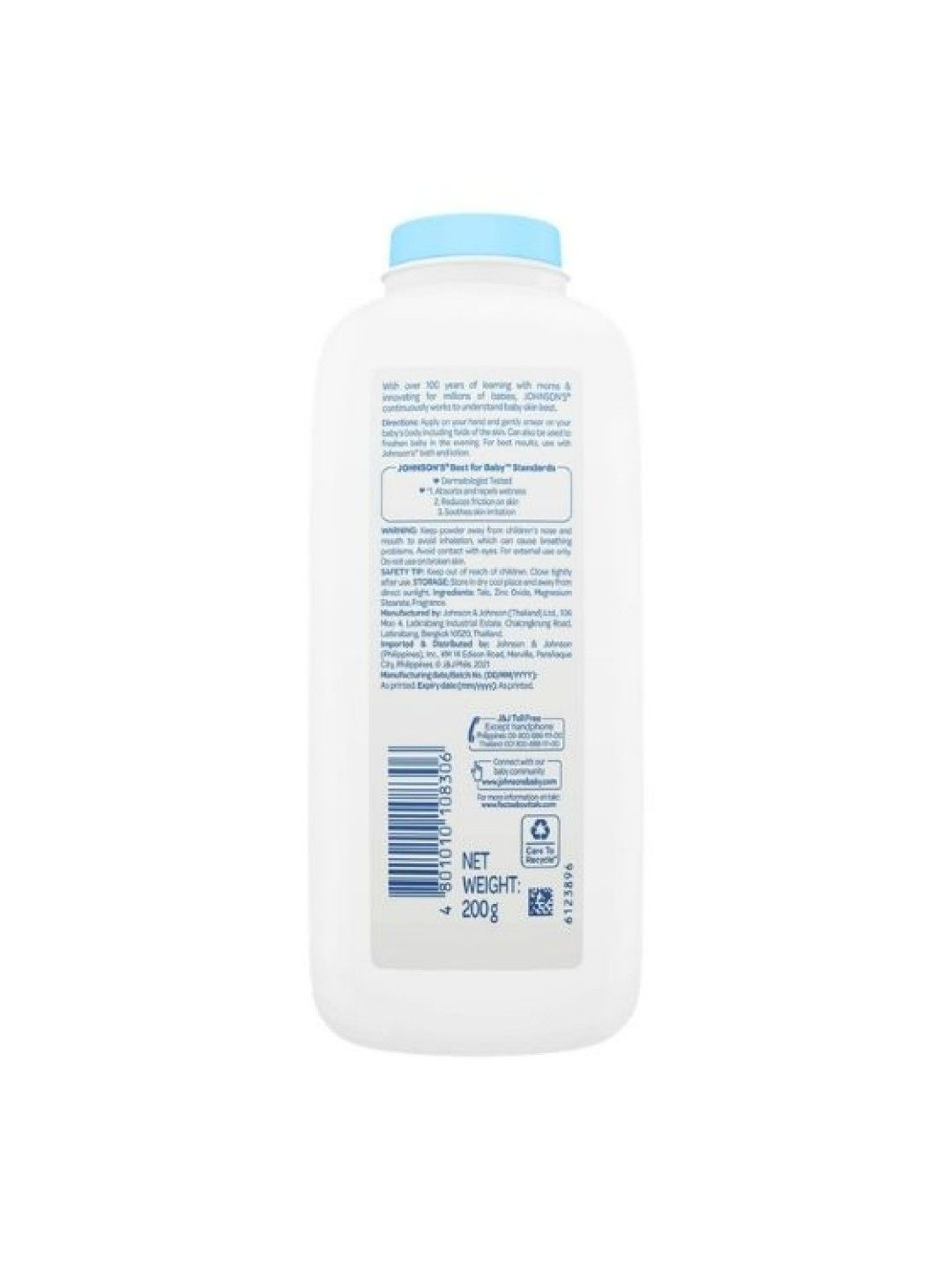 Johnson's baby powder complete hot sale care